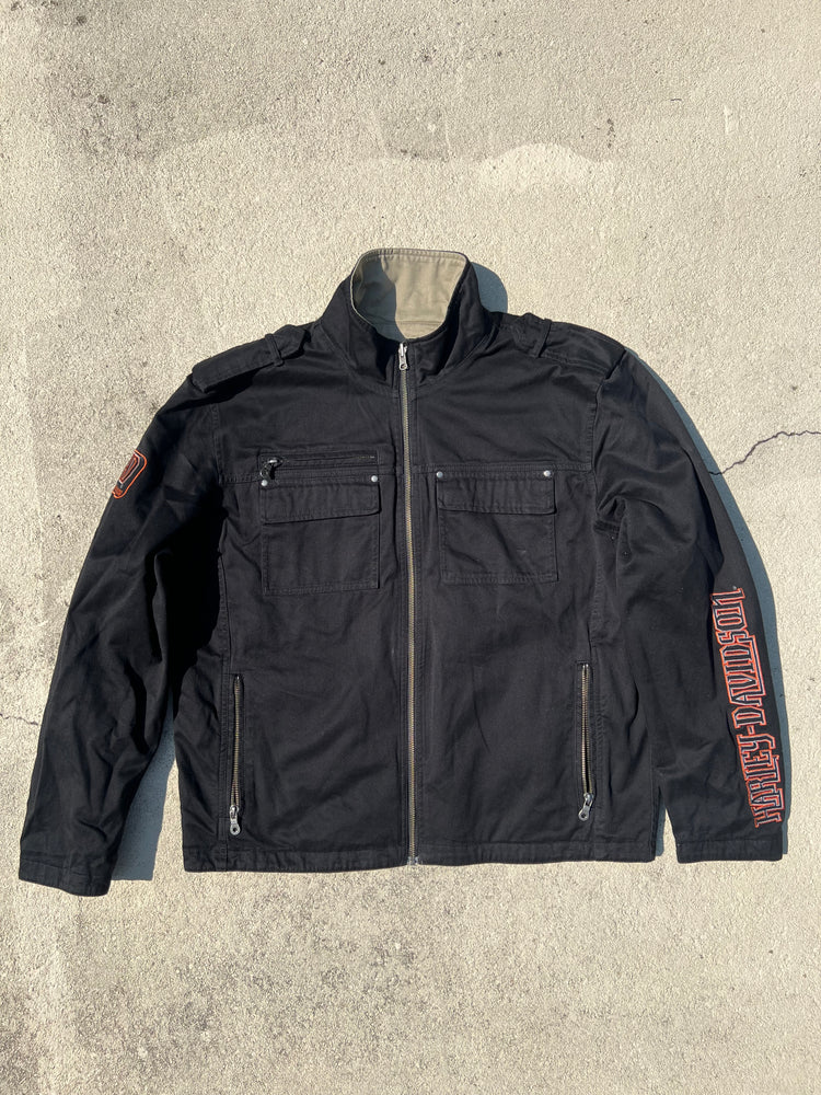 Vintage Reversible Harley Davidson jacket