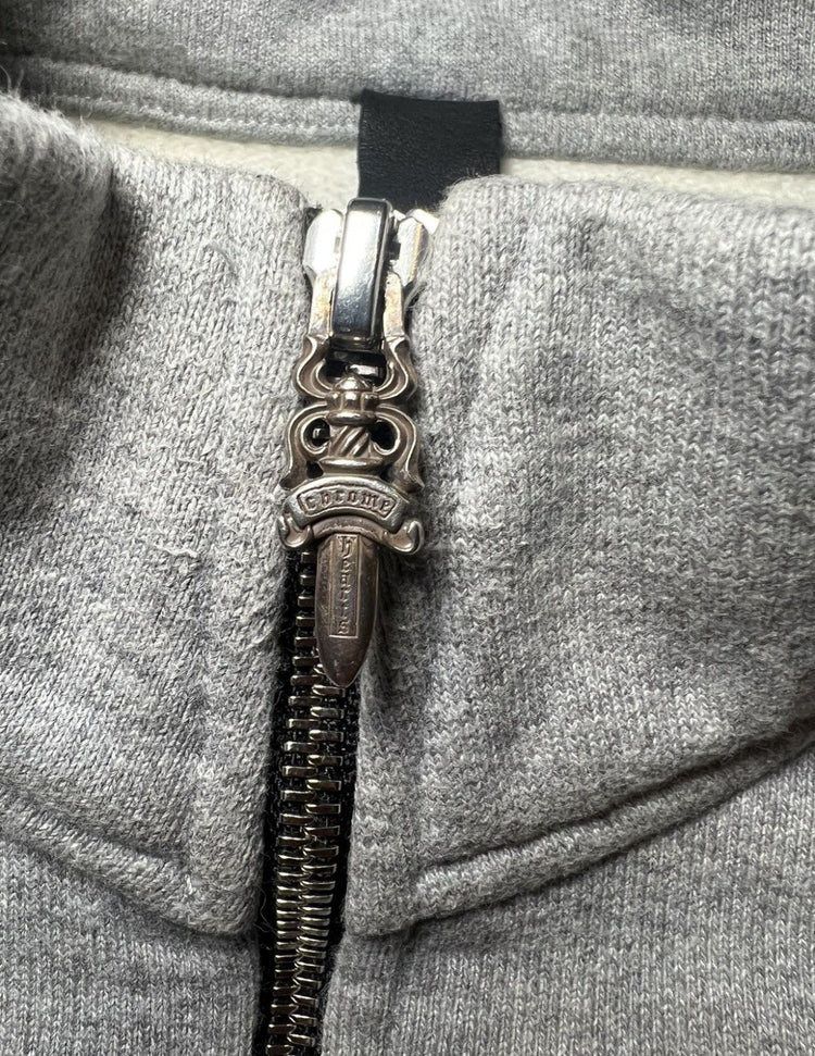 Chrome Hearts cross quarter zip