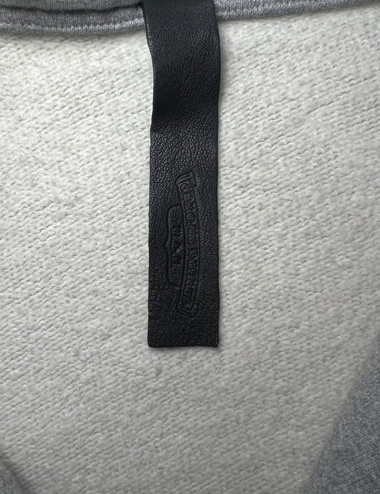 Chrome Hearts cross quarter zip