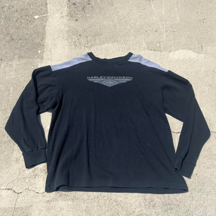 Vintage Harley Davidson two tone l/s