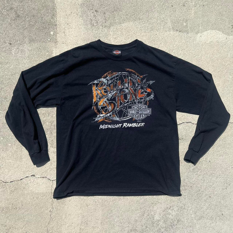 Vintage Harley Davidson x Rolling Stones l/s